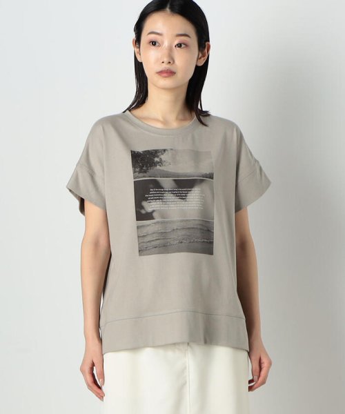 COMME CA ISM (コムサイズム（レディス）)/フォトプリント　Ｔシャツ/img13