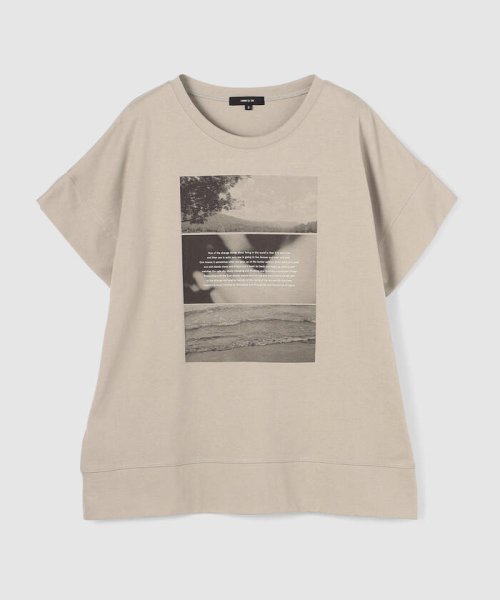 COMME CA ISM (コムサイズム（レディス）)/フォトプリント　Ｔシャツ/img20