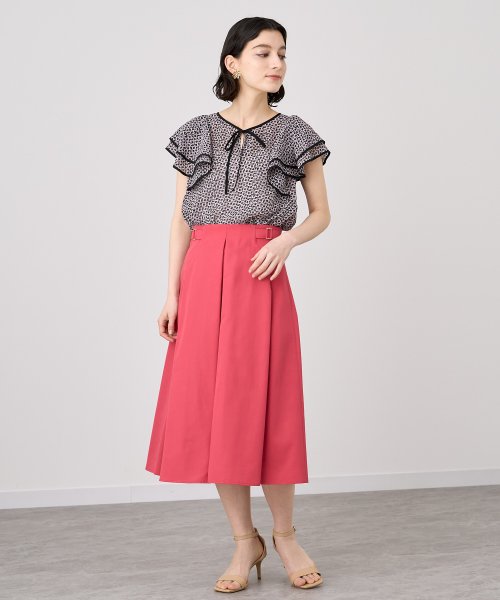 ライトグログランタックスカート シアーチェックボリュームスカート Y1446481690(11154円)