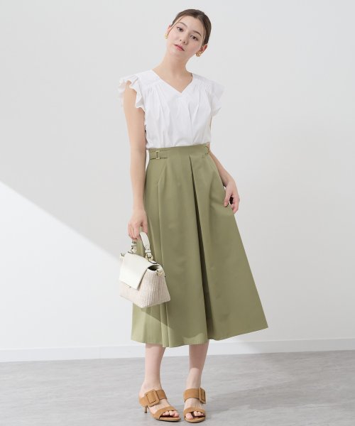 ライトグログランタックスカート シアーチェックボリュームスカート Y1446481690(11154円)