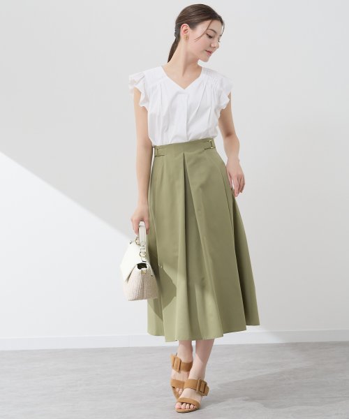 ライトグログランタックスカート シアーチェックボリュームスカート Y1446481690(11154円)