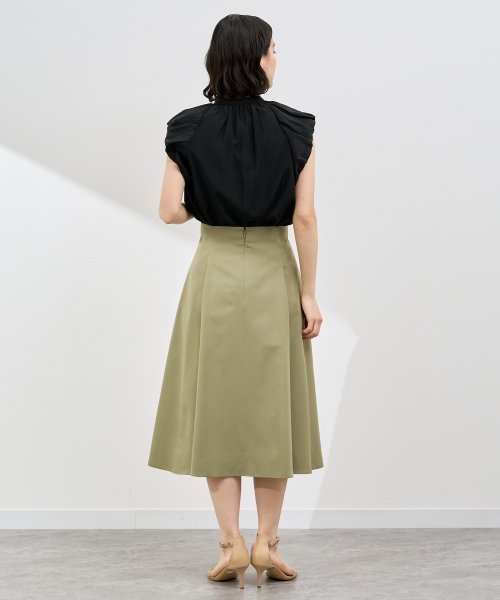 ライトグログランタックスカート シアーチェックボリュームスカート Y1446481690(11154円)