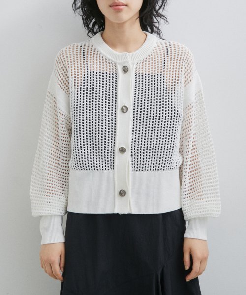 パターンメッシュカーディガン 人気・おすすめ｜使いやすい・旅行におすすめ 品質保証 全国発送 在庫限り