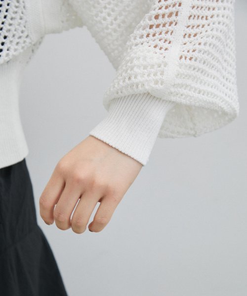 パターンメッシュカーディガン 人気・おすすめ｜使いやすい・旅行におすすめ 品質保証 全国発送 在庫限り