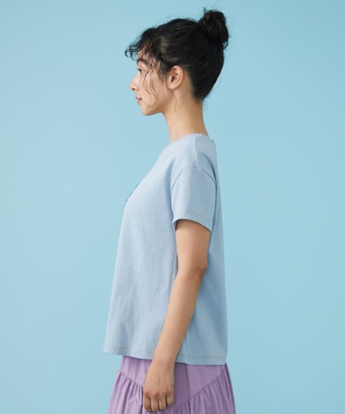 Jocomomola(ホコモモラ)/Buen viaje 鳥刺繍Tシャツ/img01