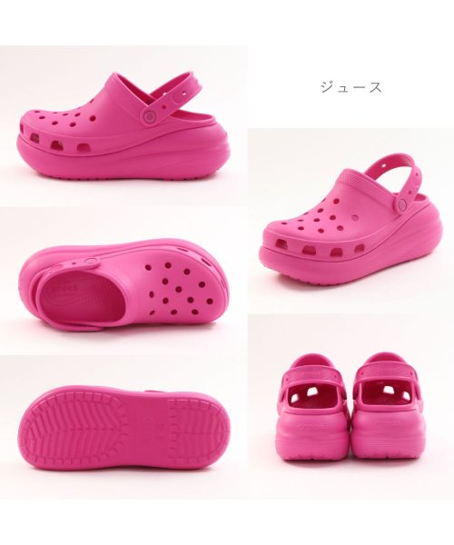 crocs(クロックス)/クロックス crocs レディース サンダル クラシック クロッグ 厚底 サンダル クロッグシューズ ブラック 黒 ホワイト 白 ベージュ ブルー ピンク HI/img11