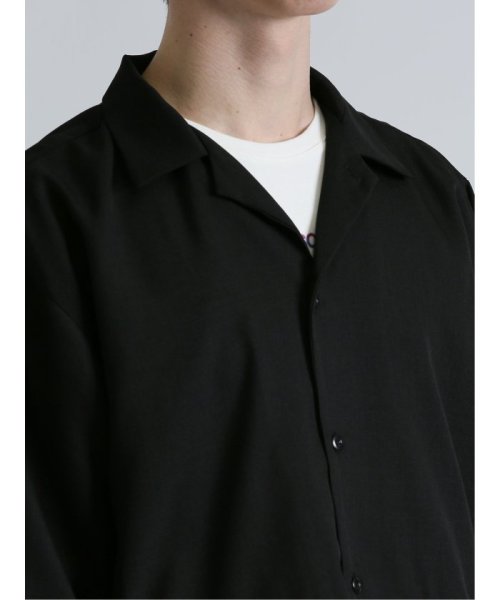 semanticdesign(セマンティックデザイン)/オープンカラー半袖BIGシャツ&ワイドパンツ メンズ シャツ カジュアル トップス インナー ギフト プレゼント 羽織り カーディガン アウター/img19