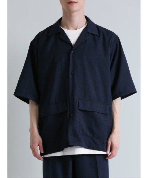 semanticdesign(セマンティックデザイン)/オープンカラー半袖BIGシャツ&ワイドパンツ メンズ シャツ カジュアル トップス インナー ギフト プレゼント 羽織り カーディガン アウター/img38