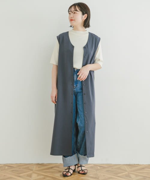 ITEMS URBANRESEARCH(アイテムズ アーバンリサーチ（レディース）)/ウエストマークワンピース/img04