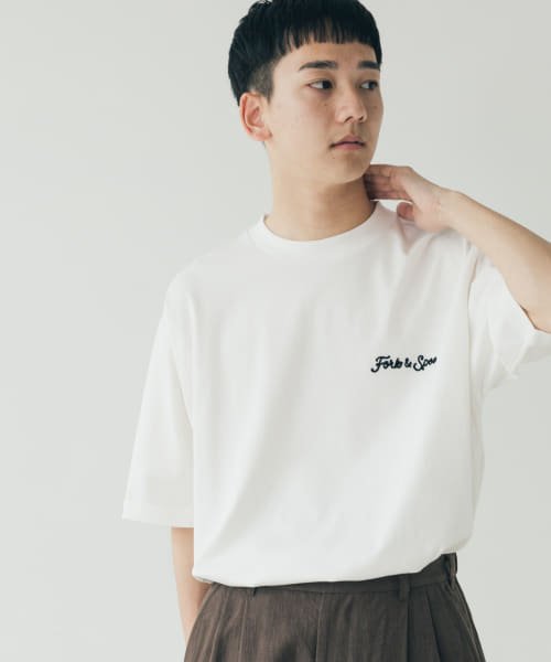 URBAN RESEARCH DOORS(アーバンリサーチドアーズ)/『ユニセックス』FORK&SPOON　チェーンステッチロゴTシャツ/img08