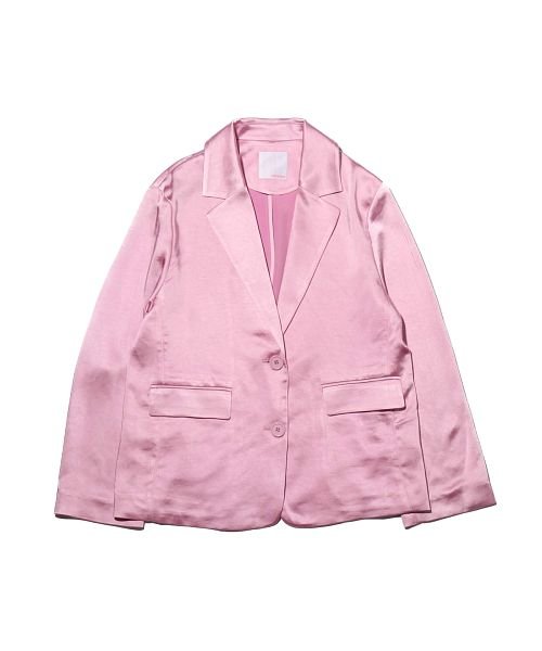 atmos pink(atmos pink)/アトモスピンク サテン セットアップ ジャケット/img01