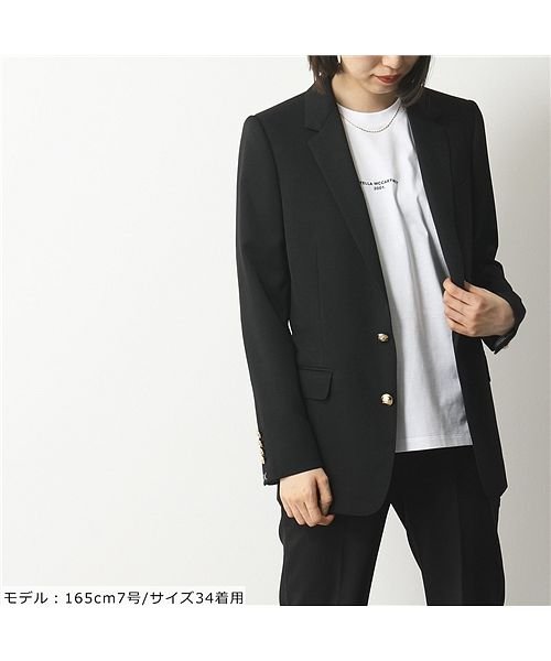 Stella McCartney(ステラマッカートニー)/【STELLA McCARTNEY(ステラマッカートニー)】511240 SMW21 9000 クルーネック 半袖 Tシャツ カットソー ちびロゴ レディース/img11