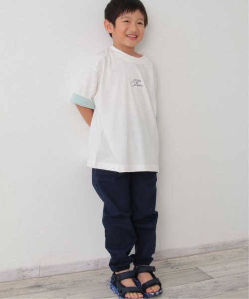 ikka kids(イッカ　キッズ)/USAコットン 袖裏配色Tシャツ（120〜160cm）/img10
