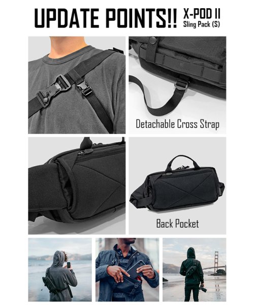 コードオブベル ボディバッグ ウエストバッグ ウエストポーチ ワンショルダーバッグ 撥水 防水 大容量 横型 CODE OF BELL X－POD2 OF BELL POD ボディバッグ CODE ｜X II OC1919790423(14850円)