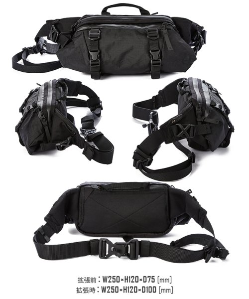 コードオブベル ボディバッグ ウエストバッグ ウエストポーチ ワンショルダーバッグ 撥水 防水 大容量 横型 CODE OF BELL X－POD2 OF BELL POD ボディバッグ CODE ｜X II OC1919790423(14850円)