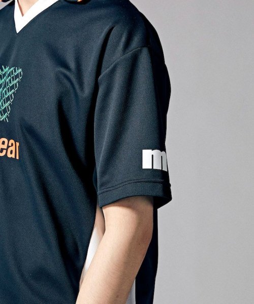 Munsingwear(マンシングウェア)/『ENVOY』サンスクリーンmロゴプリントサッカーゲームシャツ(吸汗速乾/UV CUT(UP/img05