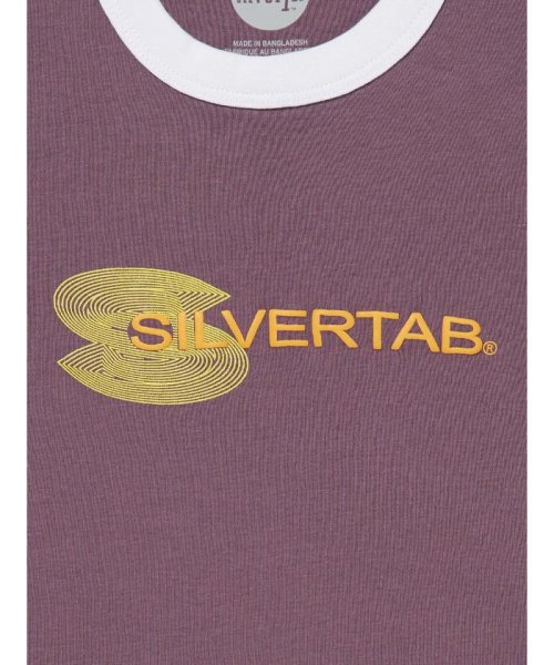 Levi's(リーバイス)/SILVERTAB（TM） グラフィック リンガーTシャツ パープル BIG S ARCTIC/img08