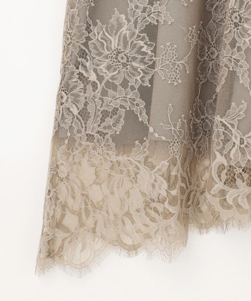 レースフレアスカート 