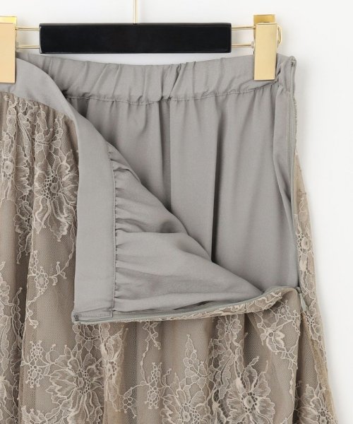 レースフレアスカート 