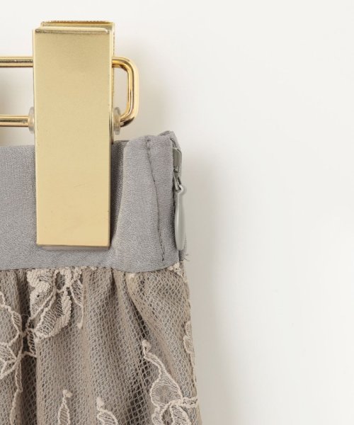 レースフレアスカート 