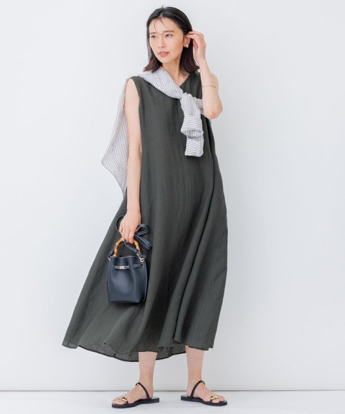 NIJYUSANKU（SMALL SIZE）(23区（小さいサイズ）)/【CLASSY. 9月号掲載/WEB限定カラーあり】LIBECO ベーシック シャツ/img16