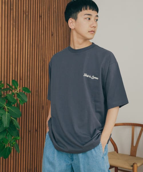 URBAN RESEARCH DOORS(アーバンリサーチドアーズ)/『ユニセックス』FORK&SPOON　チェーンステッチロゴTシャツ/img31