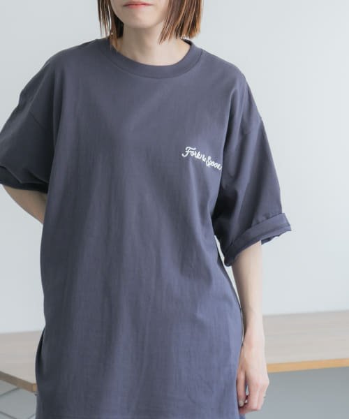 URBAN RESEARCH DOORS(アーバンリサーチドアーズ)/『ユニセックス』FORK&SPOON　チェーンステッチロゴTシャツ/img38