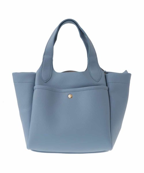 MK MICHEL KLEIN BAG(エムケーミッシェルクランバッグ)/【2WAY】【ペットボトルホルダー付き】フェイクレザーミニトートバッグ/img17