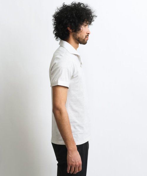 MICHEL KLEIN HOMME(ミッシェルクランオム)/《日本製》スキッパー衿ポロシャツ/img04