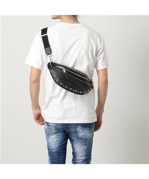 セール】【Jimmy Choo(ジミーチュウ)】YORK UUF レザー ベルトバッグ 
