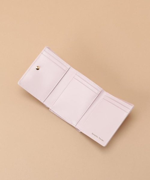 ラメレザービジュー ミニ財布 