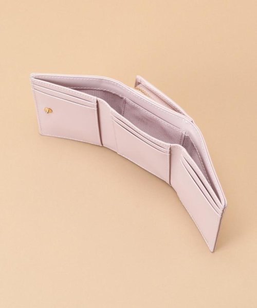 ラメレザービジュー ミニ財布 