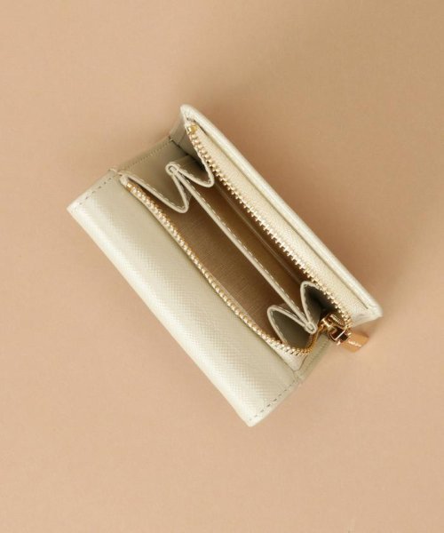 ラメレザービジュー ミニ財布 