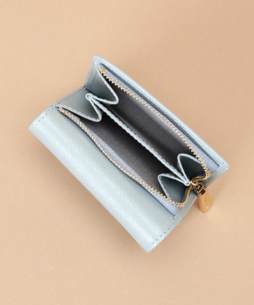 ラメレザービジュー ミニ財布 