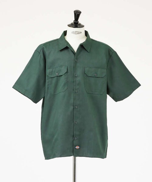 ABAHOUSE(ABAHOUSE)/Dickies /ディッキーズ　short sleeve shirt　定番157/img23