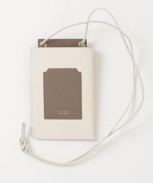 Larcobaleno（ラルコバレーノ）スマートＷショルダーウォレット/LA805GT IN ラルコバレーノ TUTTO PELLE FATTO