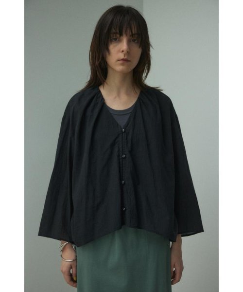BLACK BY MOUSSY(ブラックバイマウジー)/v neck flare tops/img02