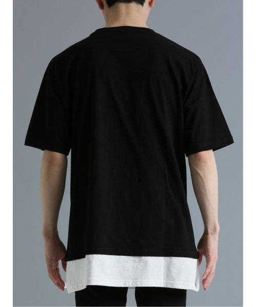 semanticdesign(セマンティックデザイン)/フェイクレイヤード クルーネック半袖ルーズ 半袖 メンズ Tシャツ カットソー カジュアル インナー ビジネス ギフト プレゼント/img07