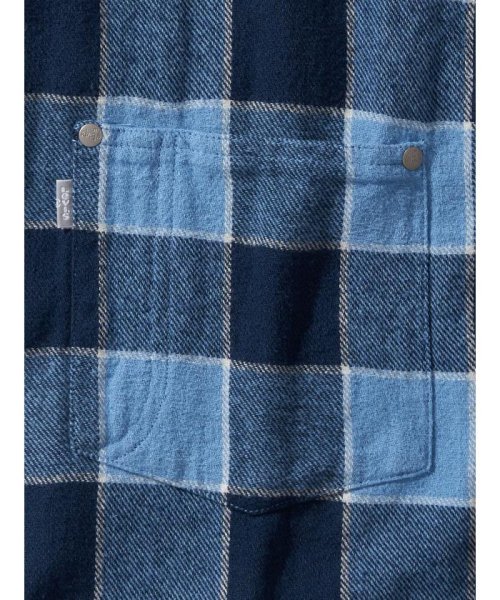 Levi's(リーバイス)/オーバーサイズ ワンポケットシャツ ROMAN SILVER LAKE BLUE/img08