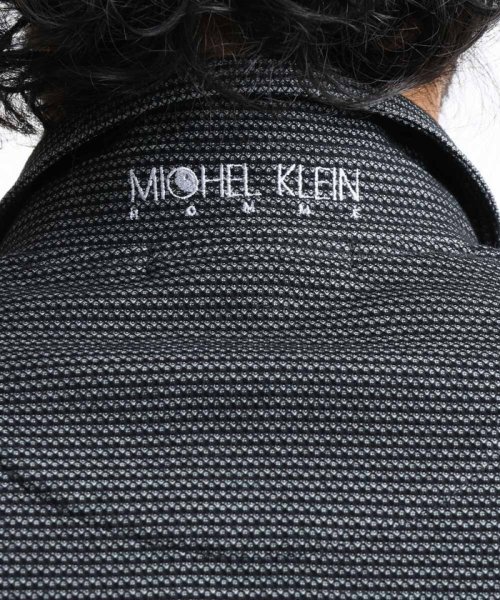 MICHEL KLEIN HOMME(ミッシェルクランオム)/《日本製》幾何柄ポロシャツ/img18