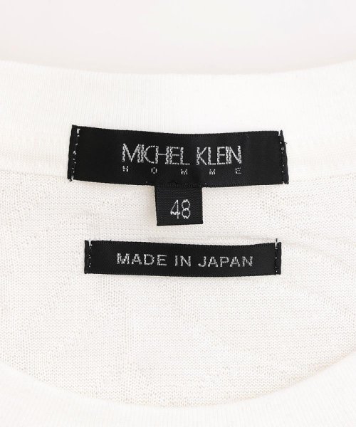 MICHEL KLEIN HOMME(ミッシェルクランオム)/《日本製》ボタニカル柄半袖カットソー/img14