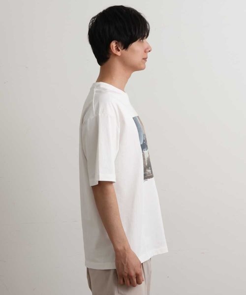 a.v.v (MEN)(アー・ヴェ・ヴェメンズ)/【接触冷感】PARISフォトワイドTシャツ(TRAVELシリーズ）/img10