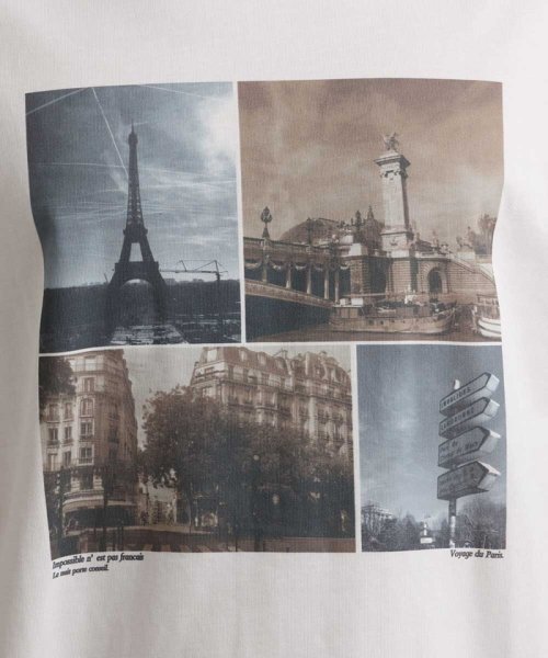 a.v.v (MEN)(アー・ヴェ・ヴェメンズ)/【接触冷感】PARISフォトワイドTシャツ(TRAVELシリーズ）/img17