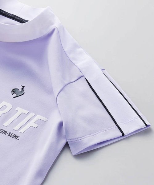 le coq sportif GOLF (ルコックスポルティフ（ゴルフ）)/【RIJOUME/リジューム】モックネック半袖シャツ (吸汗速乾/ストレッチ/UV CUT(UPF50+)/DESCENTE ECO/再生材 /img17