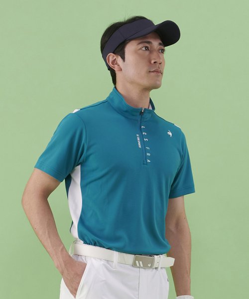 le coq sportif GOLF (ルコックスポルティフ（ゴルフ）)/サンスクリーン ハーフジップ半袖シャツ【アウトレット】/img09