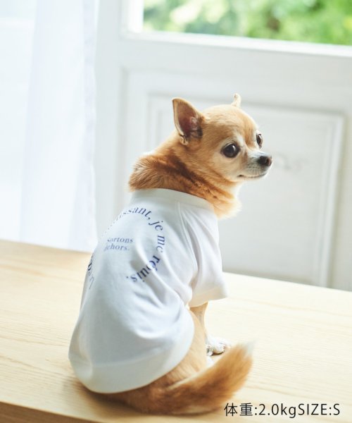 ROPE PICNIC PASSAGE(ロペピクニック パサージュ)/【DOG】リンクコーデ/photo&logo Tシャツ/img22