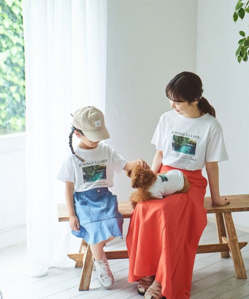 ROPE PICNIC PASSAGE(ロペピクニック パサージュ)/【DOG】リンクコーデ/photo&logo Tシャツ/img25