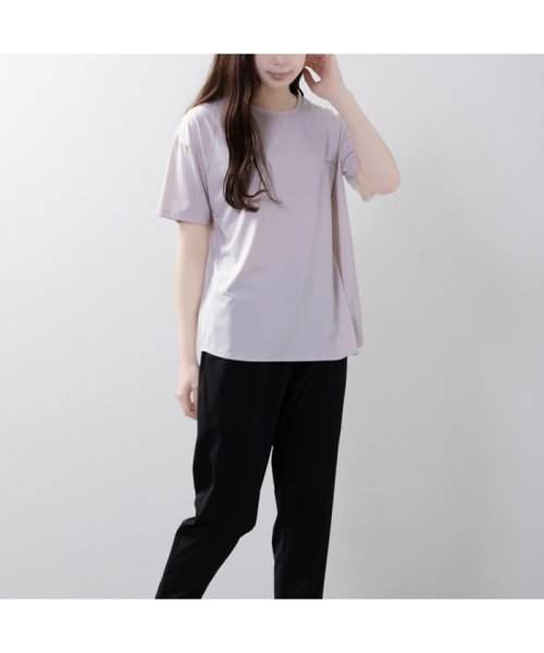 MAC HOUSE(women)(マックハウス（レディース）)/CEDAR CREST セダークレスト 超冷感裾ラウンドTシャツ 4071474/img03