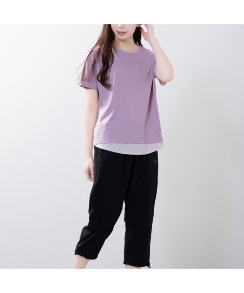 MAC HOUSE(women)(マックハウス（レディース）)/CEDAR CREST セダークレスト 超冷感変形メッシュフェイクレイヤードTシャツ 4071473/img04