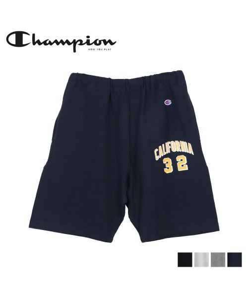 CHAMPION(チャンピオン)/ チャンピオン Champion リバースウィーブ ショートパンツ ショーツ メンズ REVERSE WEAVE SHORTS ブラック チャコール グレー ネ/img01